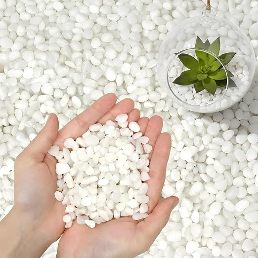 3/8 Inch Polished Decorative Pebbles, River Rocks for Indoor Plants, Succulents, Planters, Vases,... | Amazon (US)