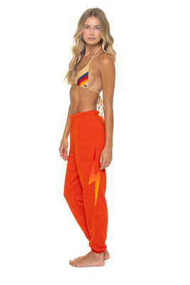 BOLT FADE SWEATPANTS - VINTAGE ORANGE // RED // YELLOW | Aviator Nation