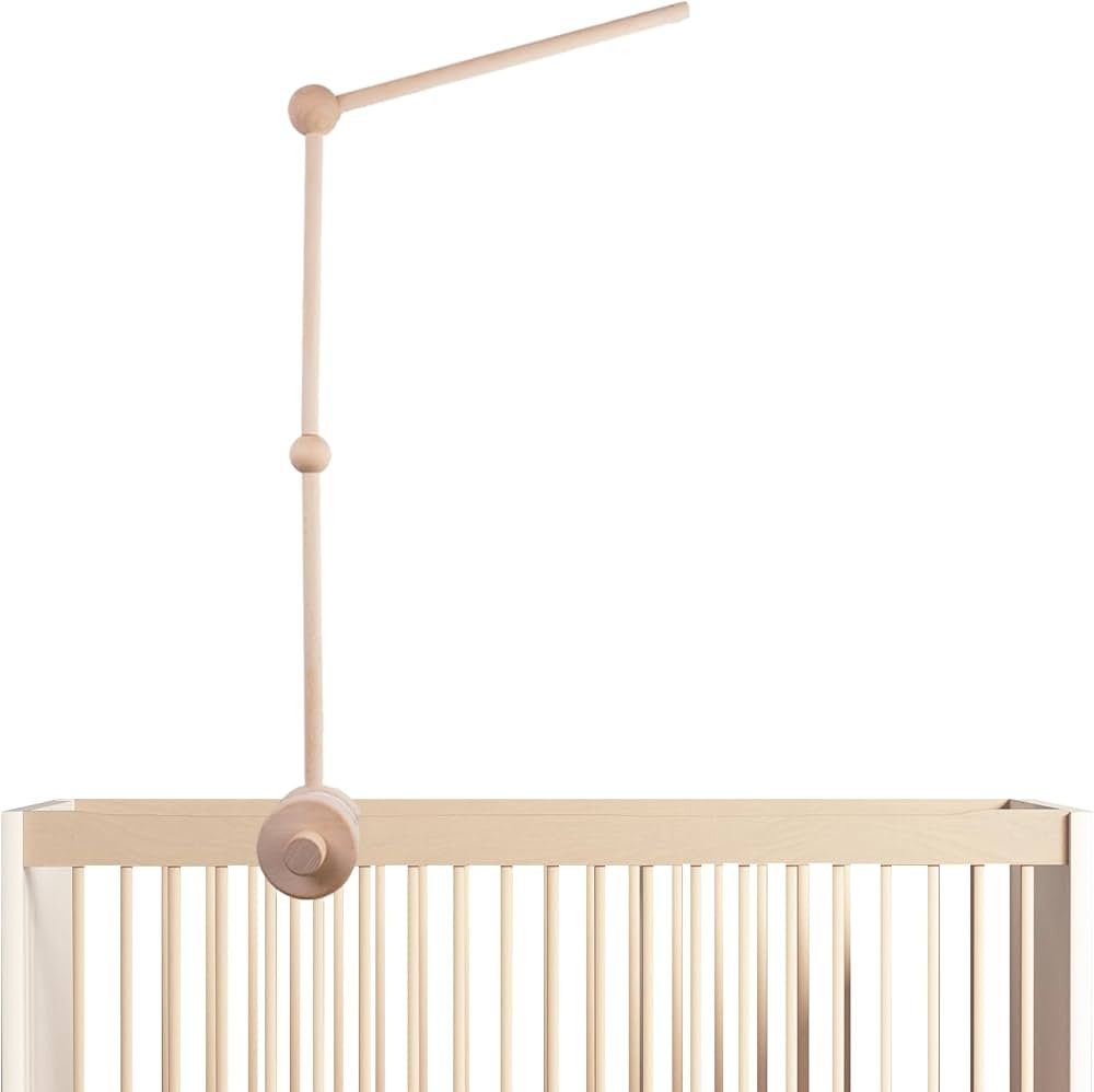 Baby Crib Mobile Arm - 30 Inch Wooden Mobile Hanger for Crib, Baby Mobile Holder for Baby Girls B... | Amazon (US)
