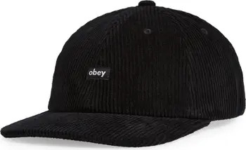 Obey Label Corduroy Baseball Cap | Nordstrom | Nordstrom