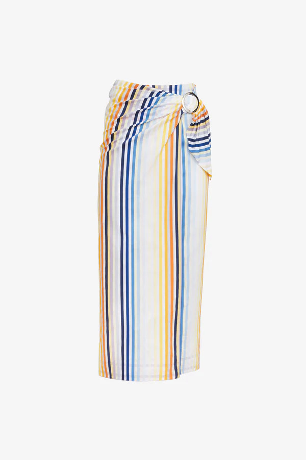 MADISON SARONG MIDI SKIRT | Toccin