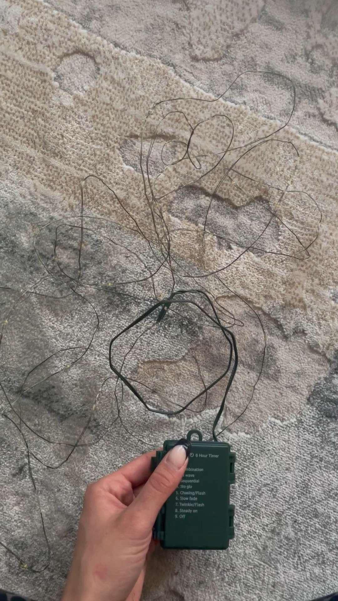 Twinkle Lights with 8 settings and auto timer 

#LTKhome #LTKSeasonal #LTKHoliday