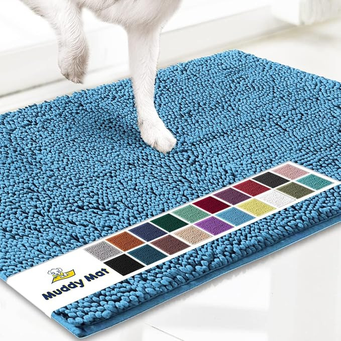 Muddy Mat® | Super Absorbent Door Mat Indoor, Microfiber Quick Dry Chenille Entryway Rug, Non-Sl... | Amazon (US)