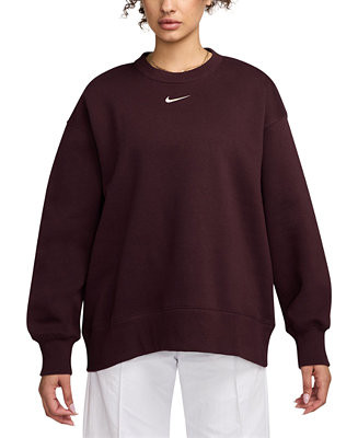 Sportswear Women's Phoenix Fleece Oversized Crewneck Sweatshirt | Macy's