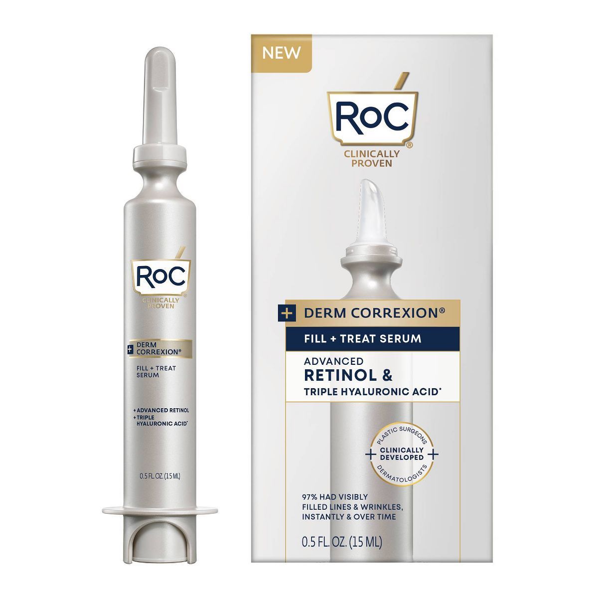 RoC Derm Correxion Fill + Treat Serum - 0.5 fl oz | Target
