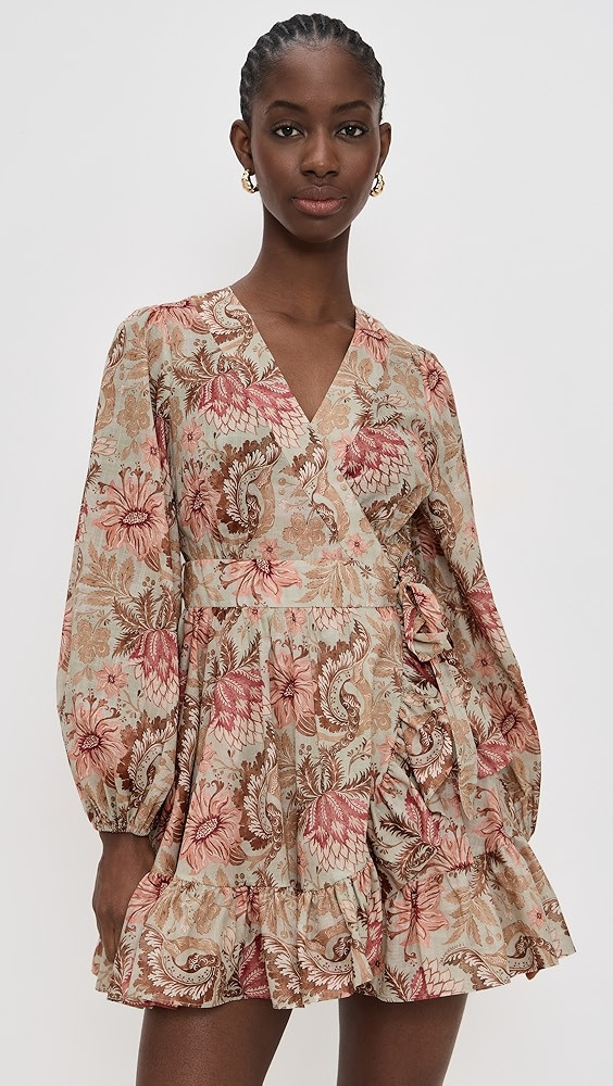 Daylight Mini Wrap Frill Dress | Shopbop