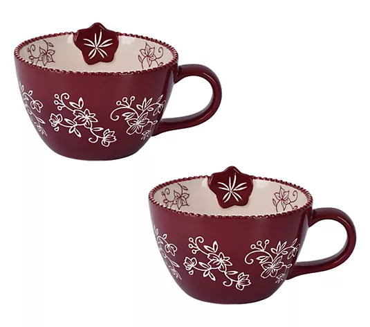 Temp-tations Set of 2 22-oz Peek-a-Boo Soup Bowls | QVC