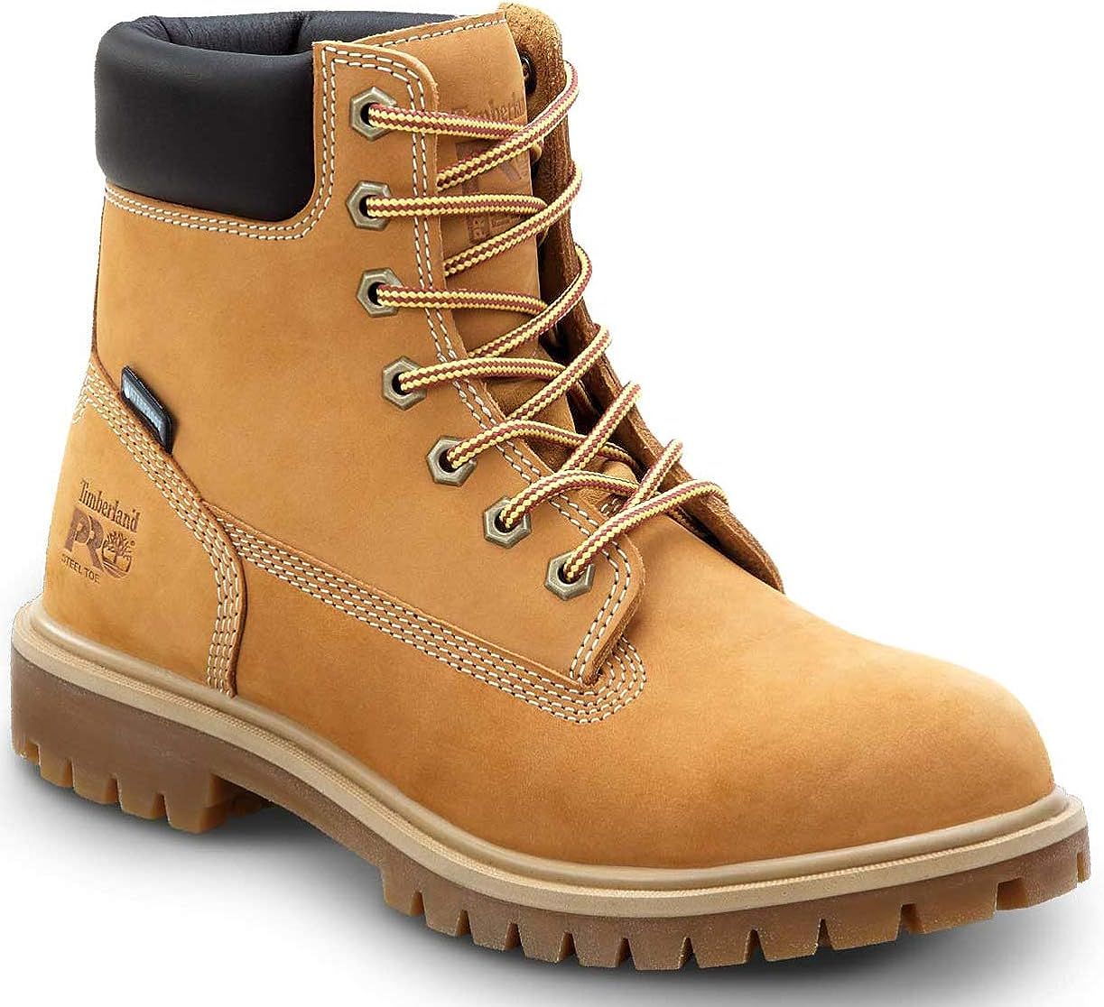 Timberland PRO 6-inch Direct Attach Women's, Wheat, Slip Resistant, Steel Toe, EH, Waterproof, In... | Amazon (US)