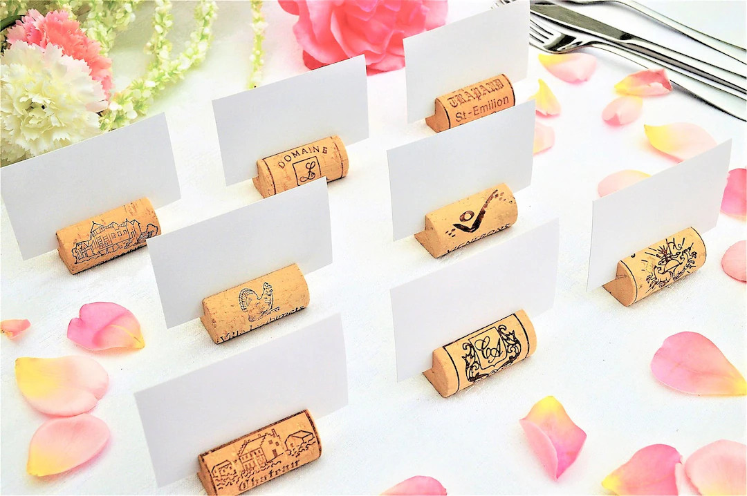 Wine Cork Place Card Holder AA090 - Etsy | Etsy (US)