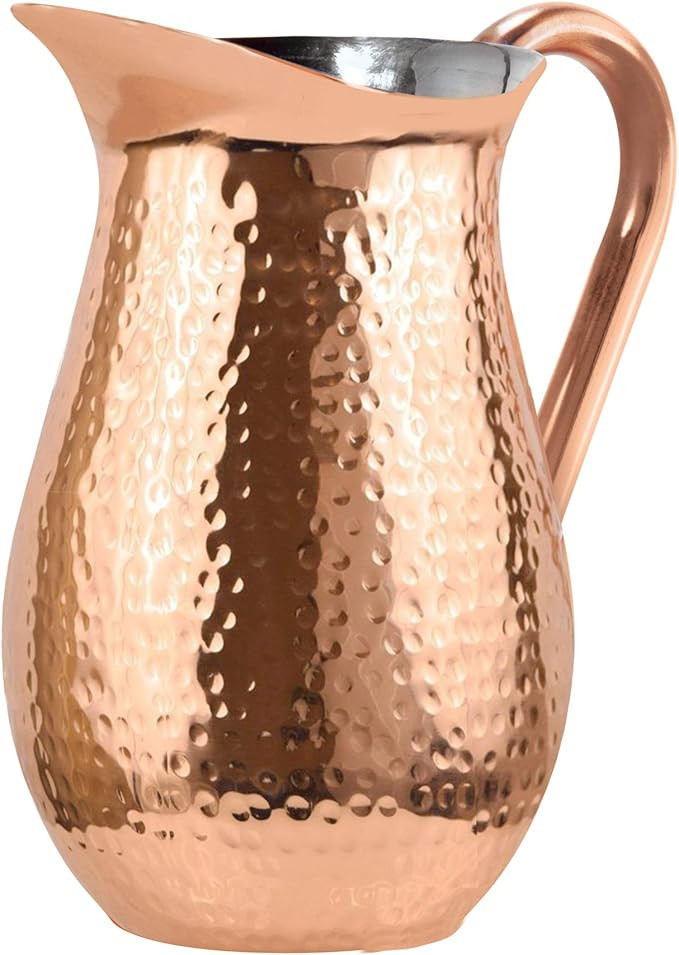 Oggi Beverage Pitcher, 6 Ounce, Copper | Amazon (US)
