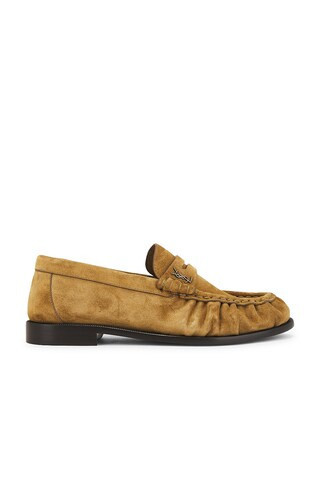 Saint Laurent Le Loafer Moccasin in Tan | FWRD 