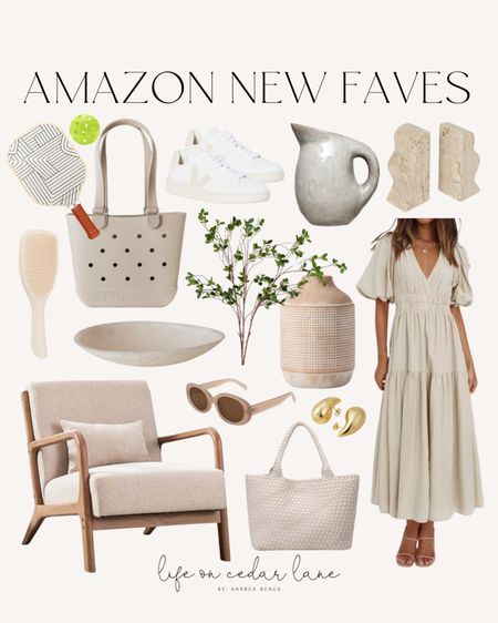 Amazon New Faves - check out what we’re loving on Amazon this week! So many cute fashion and home decor finds for spring! How cute is this bag for all your pickleball gear?! 

#LTKfindsunder50 #LTKSeasonal #LTKfindsunder100