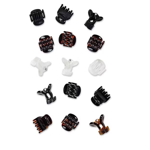 scunci Mini Jaw Clips  - 15pk | Target