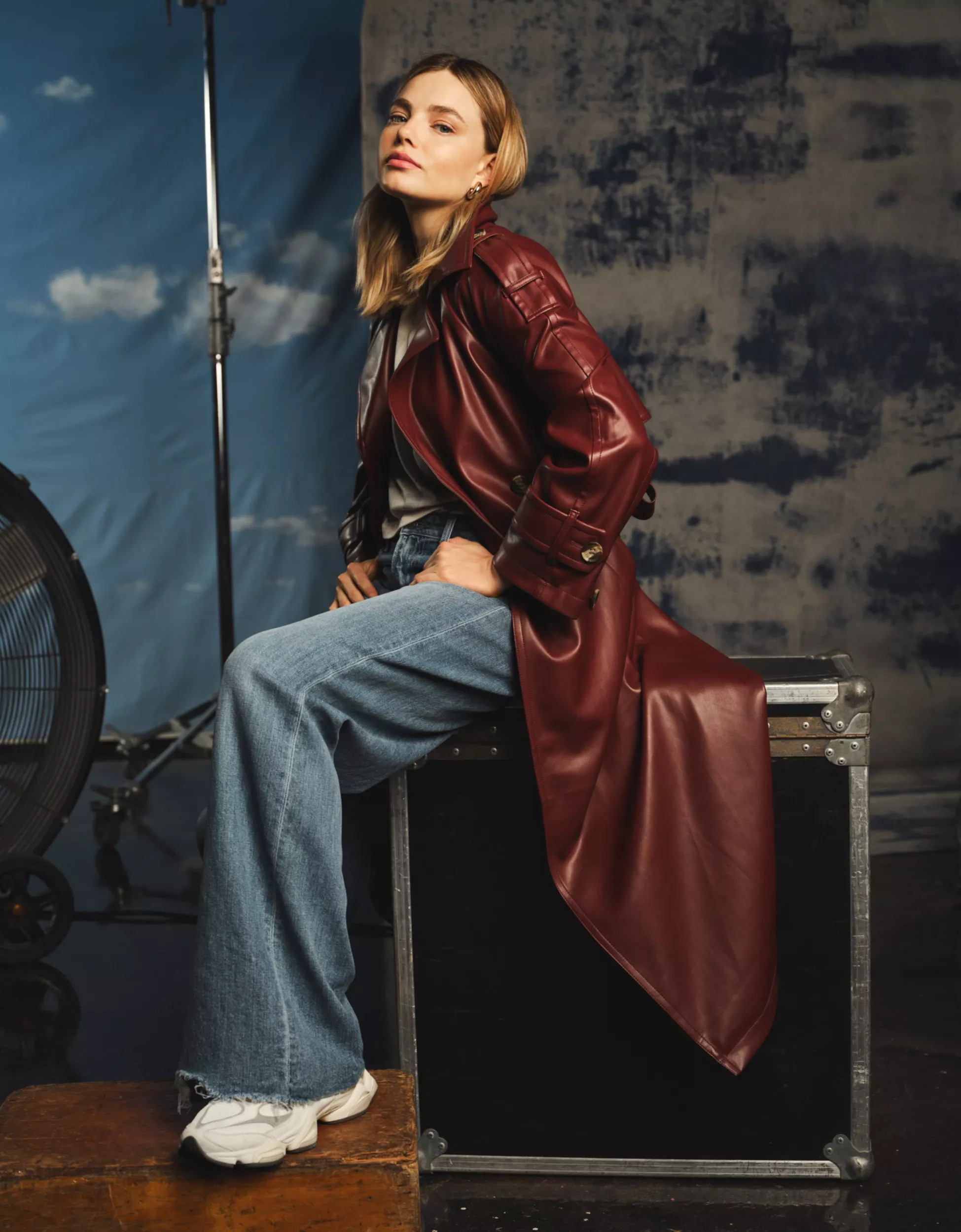 AE Vegan Leather Trench Coat | American Eagle Outfitters (US & CA)