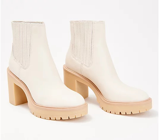 Dolce Vita Waterproof Leather or Suede Boots - Caster H20 | QVC