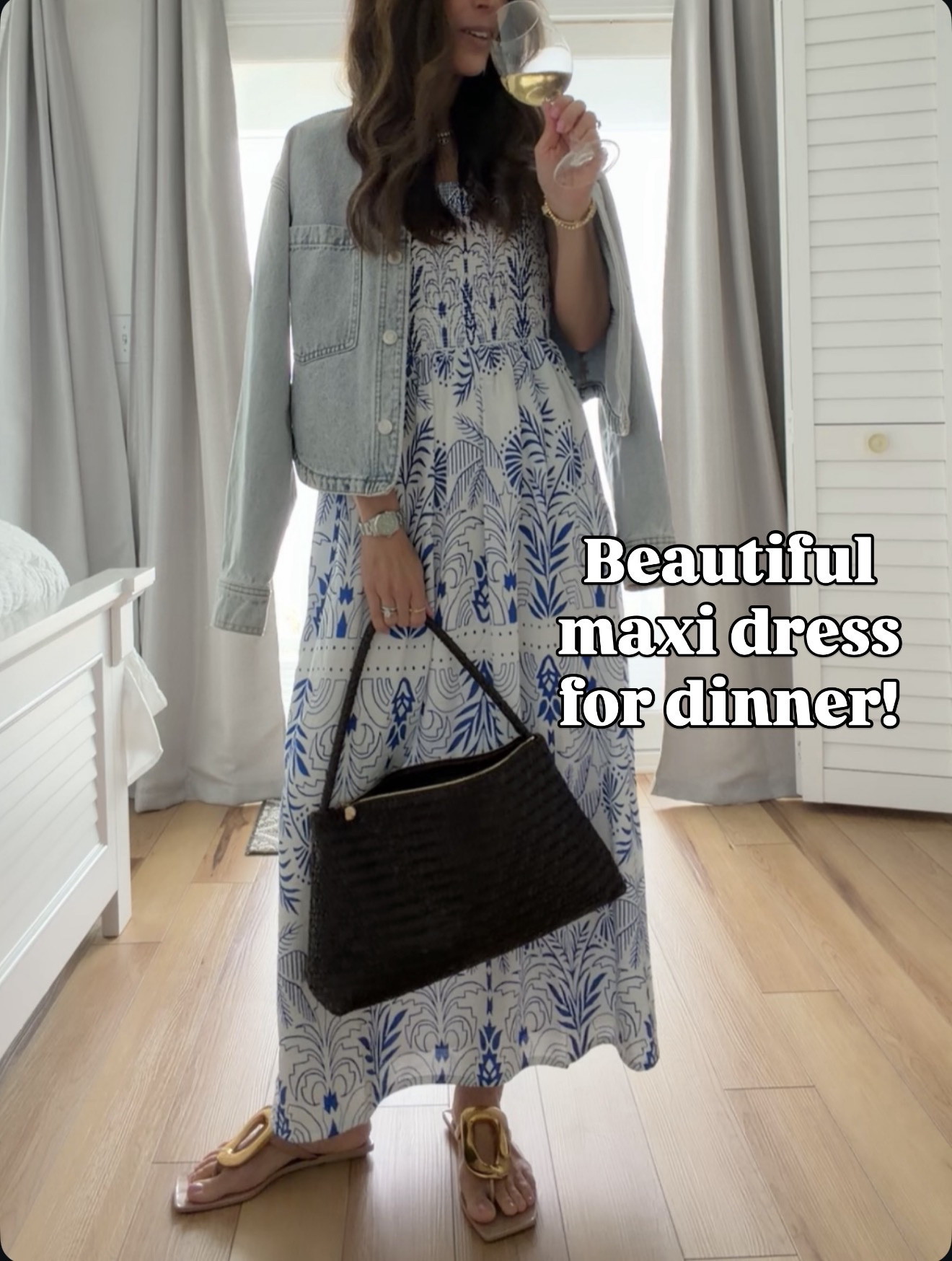 The kind of dress that makes you feel instantly ready for dinner plans 💙 wearing size xs 

#LTKOver40 #LTKTravel #LTKSeasonal