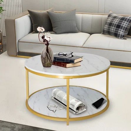 4 Legs Coffee Table with Storage | Wayfair North America