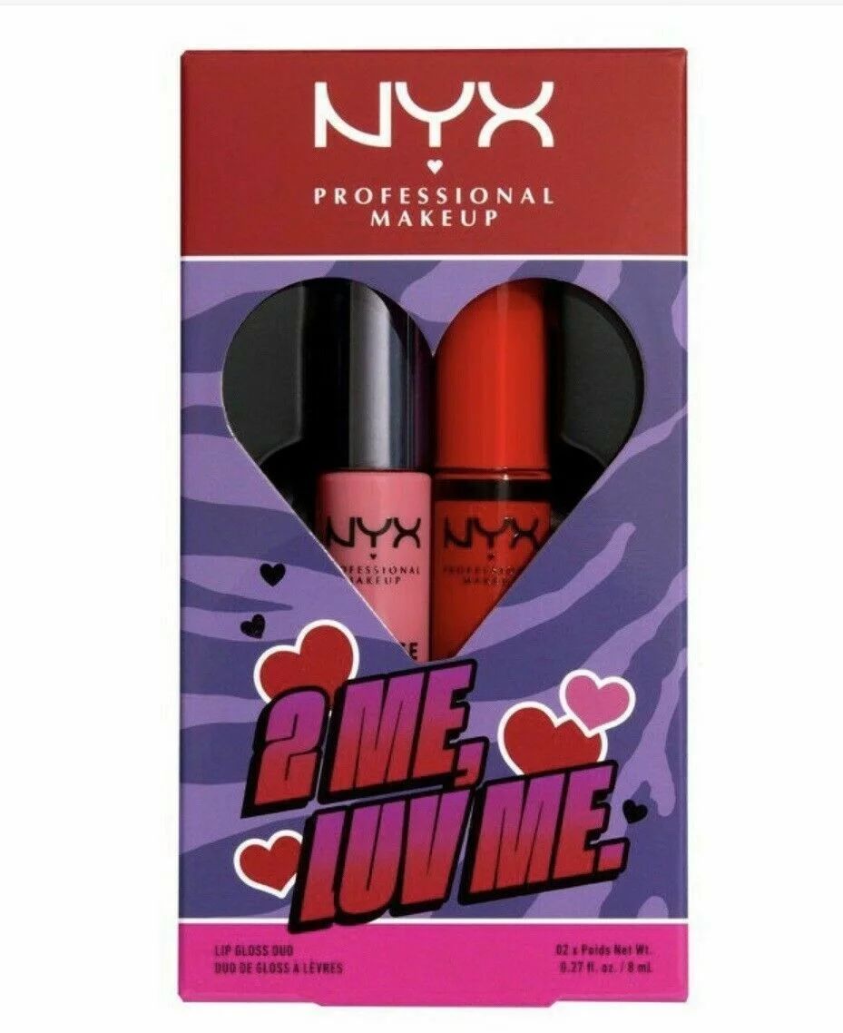 NYX Professional Makeup 2 Piece 2 Me, Luv Me. Butter Gloss Set VDBGD01 | Walmart (US)