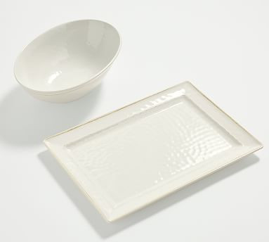 Cabana Outdoor Melamine Serving Platter &amp; Bowl Set | Pottery Barn (US)