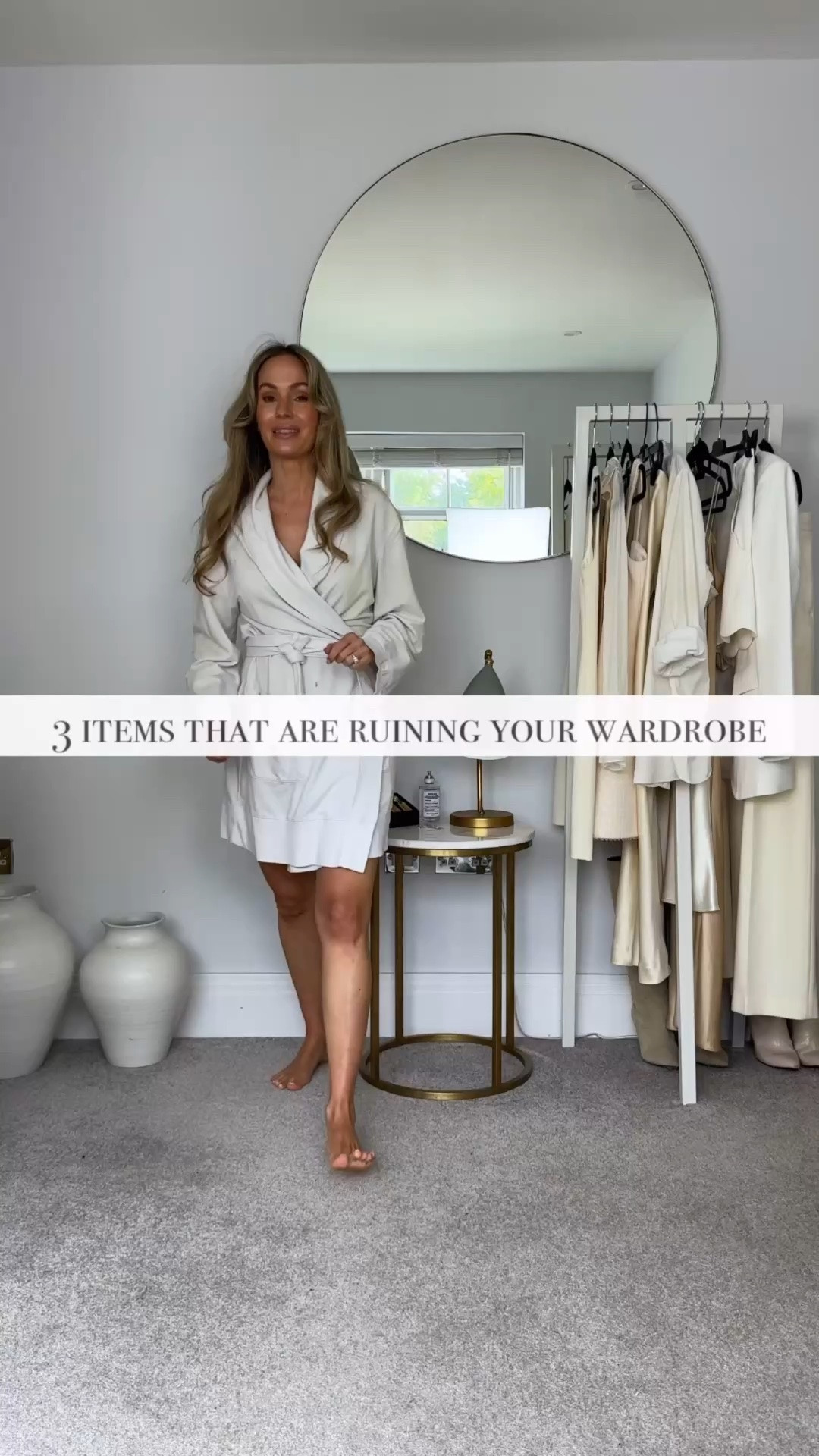 These 3 items are tuning your wardrobe and you should get rid of them -

1. The dupe - The almost the thing we wanted but not quite. It will never feel right and always feel like we settled. Get the actual item or wait until you can. But until then, throw out the dupe. 

2. The item that doesn’t fit your body right now. Unless you are pregnant, keeping items that don’t fit you is not inspirational or smart, it’s daily shame hanging in your wardrobe. You deserve better, get rid of it and buy things that suits your body now. 

3. The old return - you were meant to send it back but didn’t get to it in time. So it’s hanging there in your wardrobe taking up valuable space and reminding you of your mistake every time you see it. Just sell it on! 

Save this post to remind you of what to throw out when you do your next clear out. 

Find all information in comment 1 

#tessmontgomery #capsulewardrobe #wardrobewisdom

#LTKspring #LTKstyletip #LTKworkwear