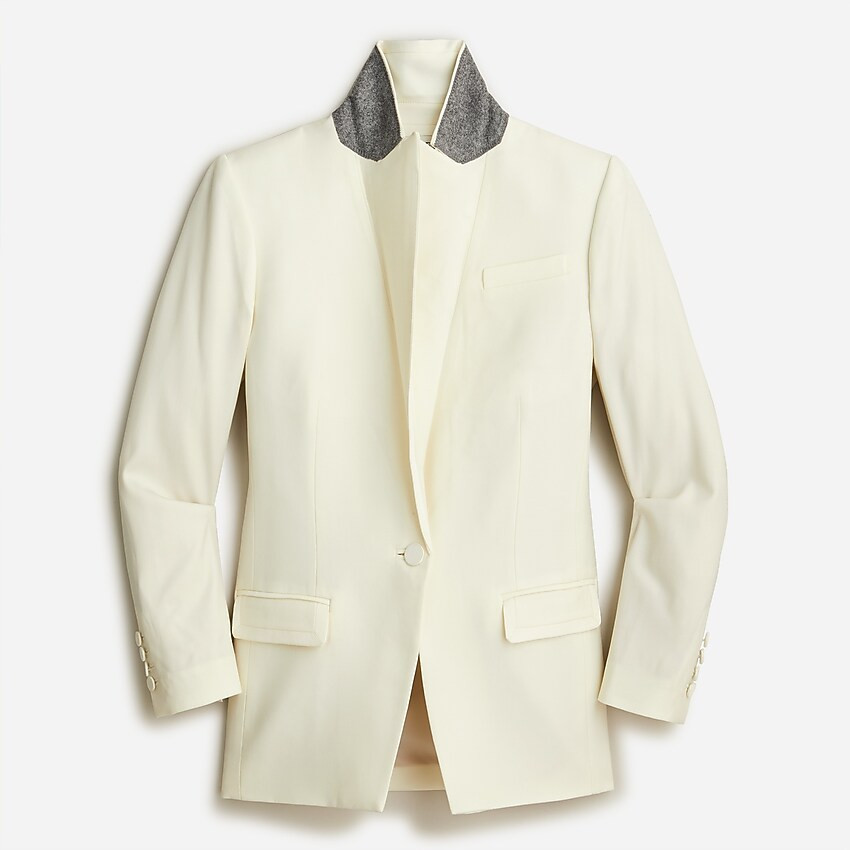 Willa tuxedo blazer in Italian wool | J. Crew US
