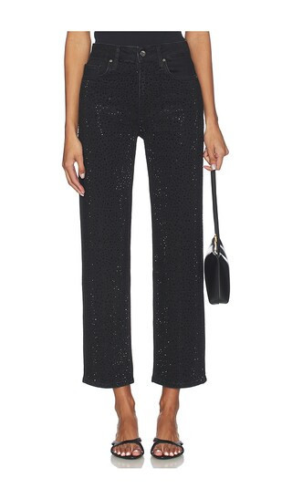 PAIGE Stevie Ankle Jeans in Black. - size 30 | Revolve Clothing (Global)