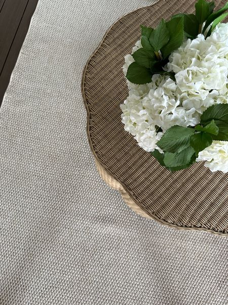 Boutique rugs Midha outdoor area rug. She’s soft. She’s neutral but gives texture! And right now use code JULY4 for an additional 20% off. If that doesn’t work then my code KRISTINA is always active for 10% off! Outdoor area rug. Patio style. Patio decor. Deck design. Organic modern outdoor spaces  

#LTKhome #LTKSeasonal #LTKsalealert