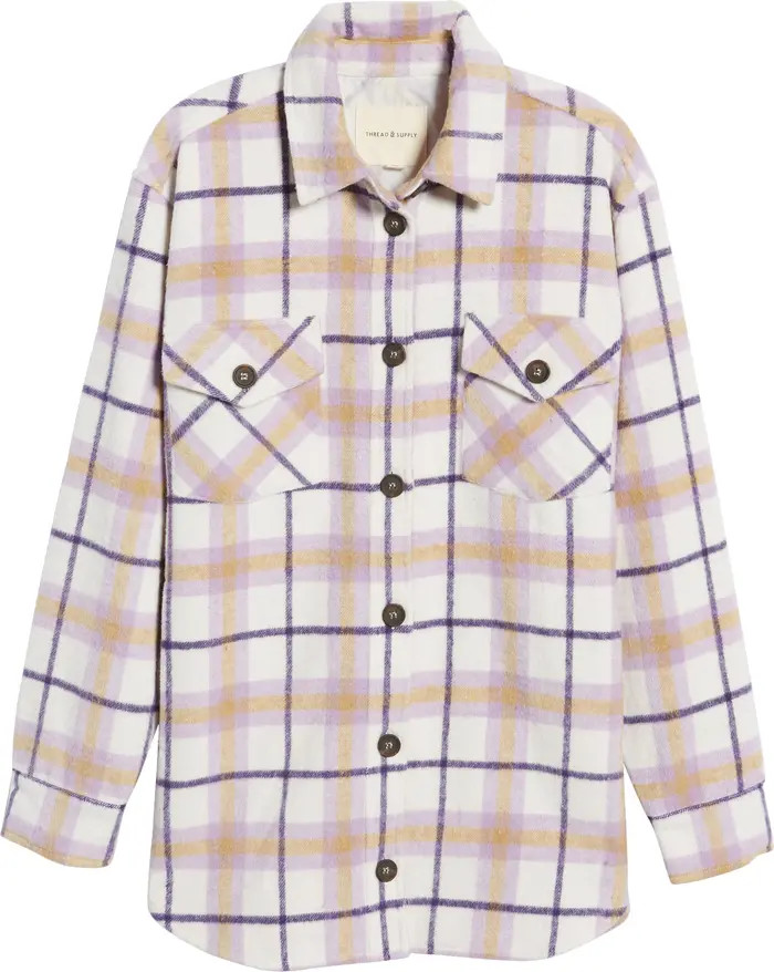 Plaid Flannel Shacket | Nordstrom