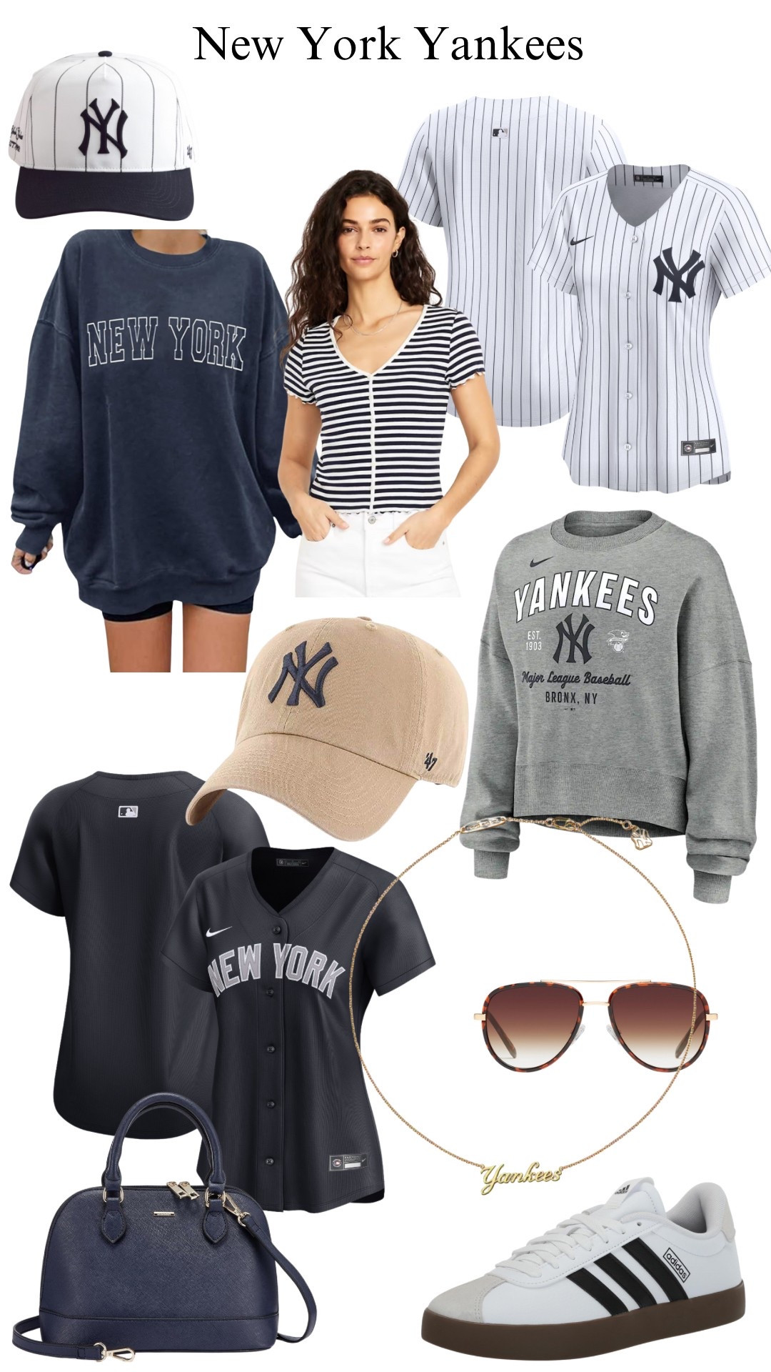 Yankees game day! Don’t forget your Alyssa Kate Designs studs to match! 
