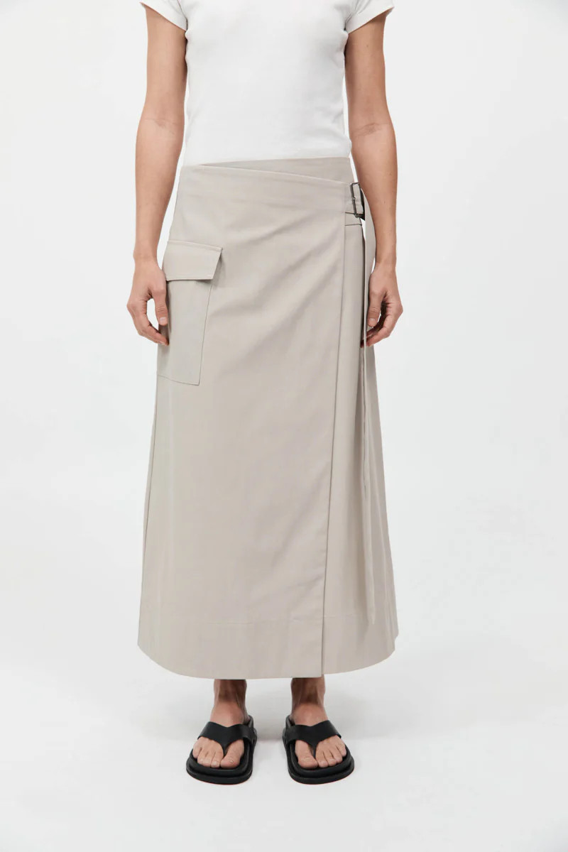 Utility Wrap Skirt - Creme | St. Agni (US, UK, EU)