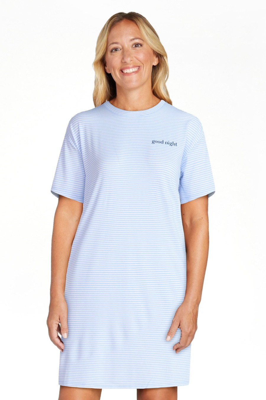 Joyspun Women's Dreamy Soft Collection Short Sleeve Sleepshirt, Sizes S/M-2X/3X | Walmart (US)