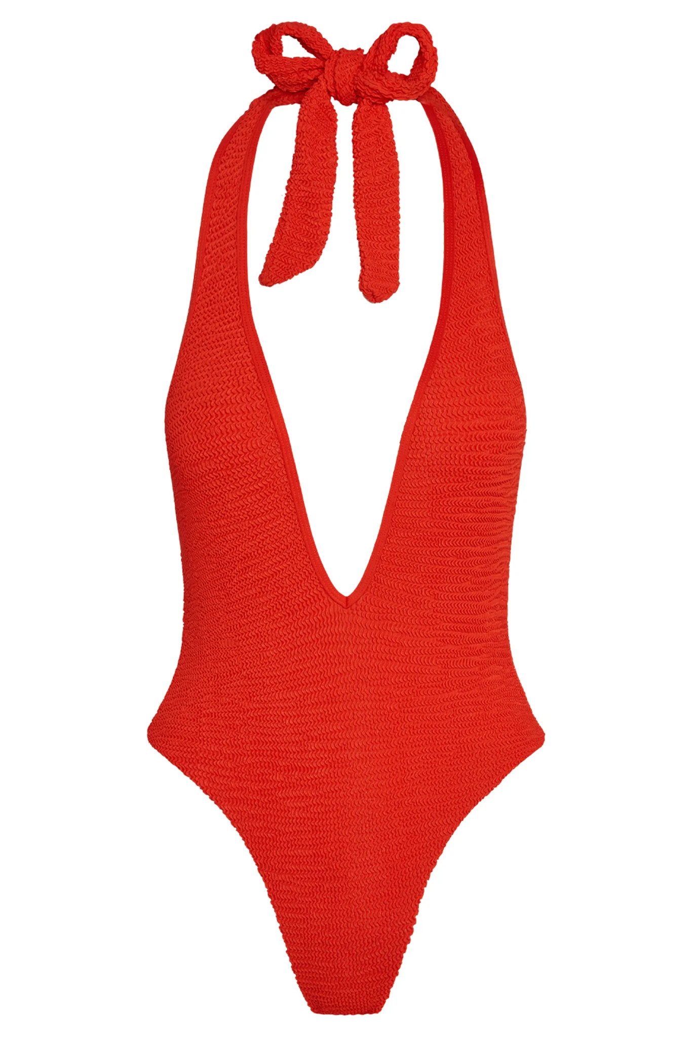 Cyprus One Piece - Chili Pepper Crinkle | Monday Swimwear