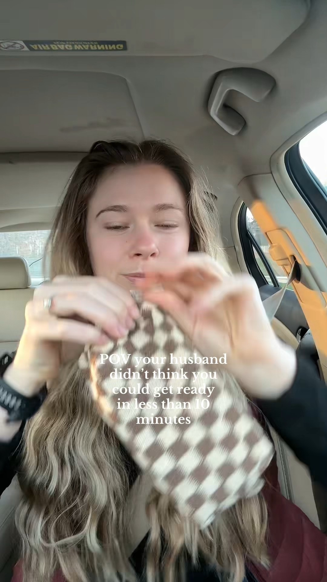 5 minute GRWM in the car

#LTKBeauty