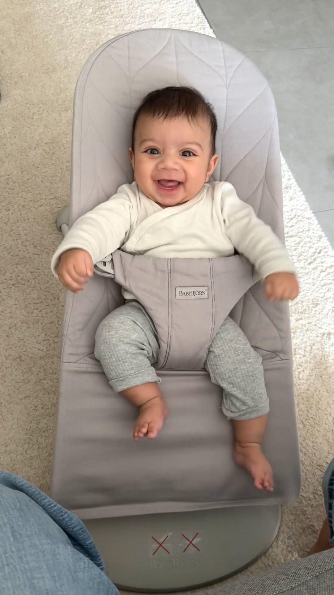 Baby bjorn bouncer. 
Best bouncer for babies. 
It is Ergonomic. 
Natural rocking. 
8–29 lbs, from 21 in. 
0–2 years. 
Amazon finds. 
Amazon baby finds. 
Amazon baby bouncer
When your child has learned to walk and sit down unaided, simply turn the fabric seat around and use the product as a comfy children’s chair. You can use it as a chair until your child weighs 29 lbs/13 kg. 

#LTKKids #LTKBaby #LTKBump