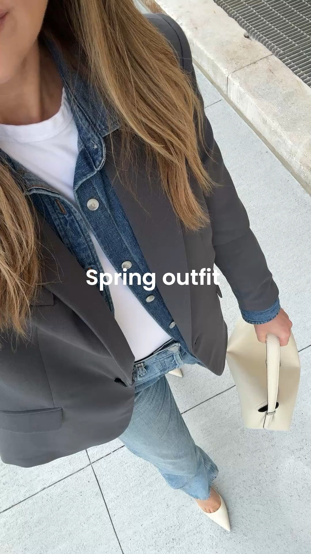 Fashion Jackson, spring outfit, blazer, business casual, jeans, white tshirt @Aritzia 

#LTKOver40 #LTKootd