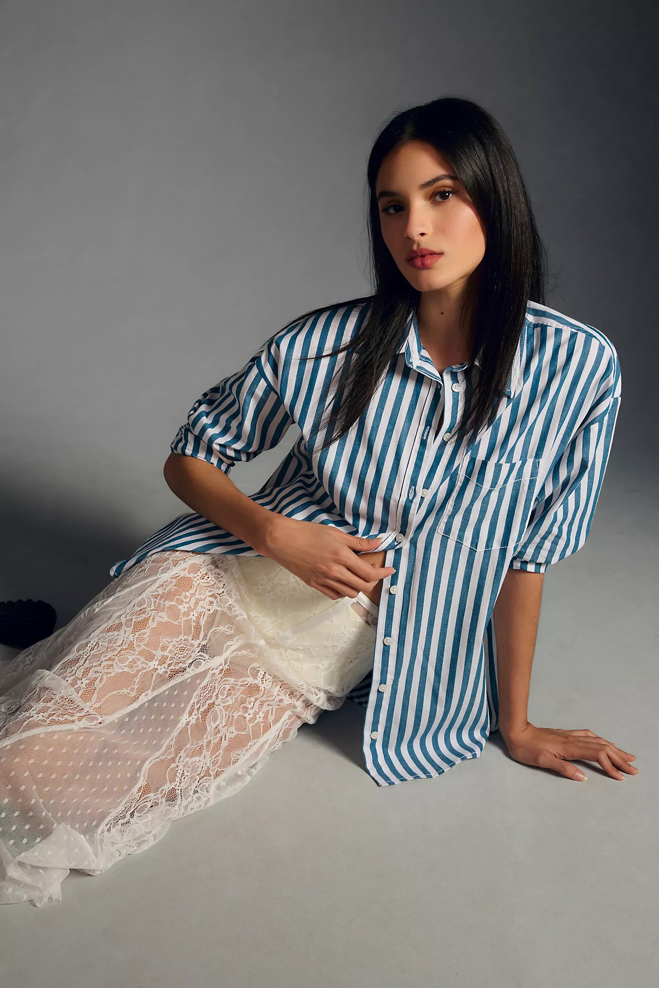 The Bennet Buttondown Shirt by Maeve | Anthropologie (US)