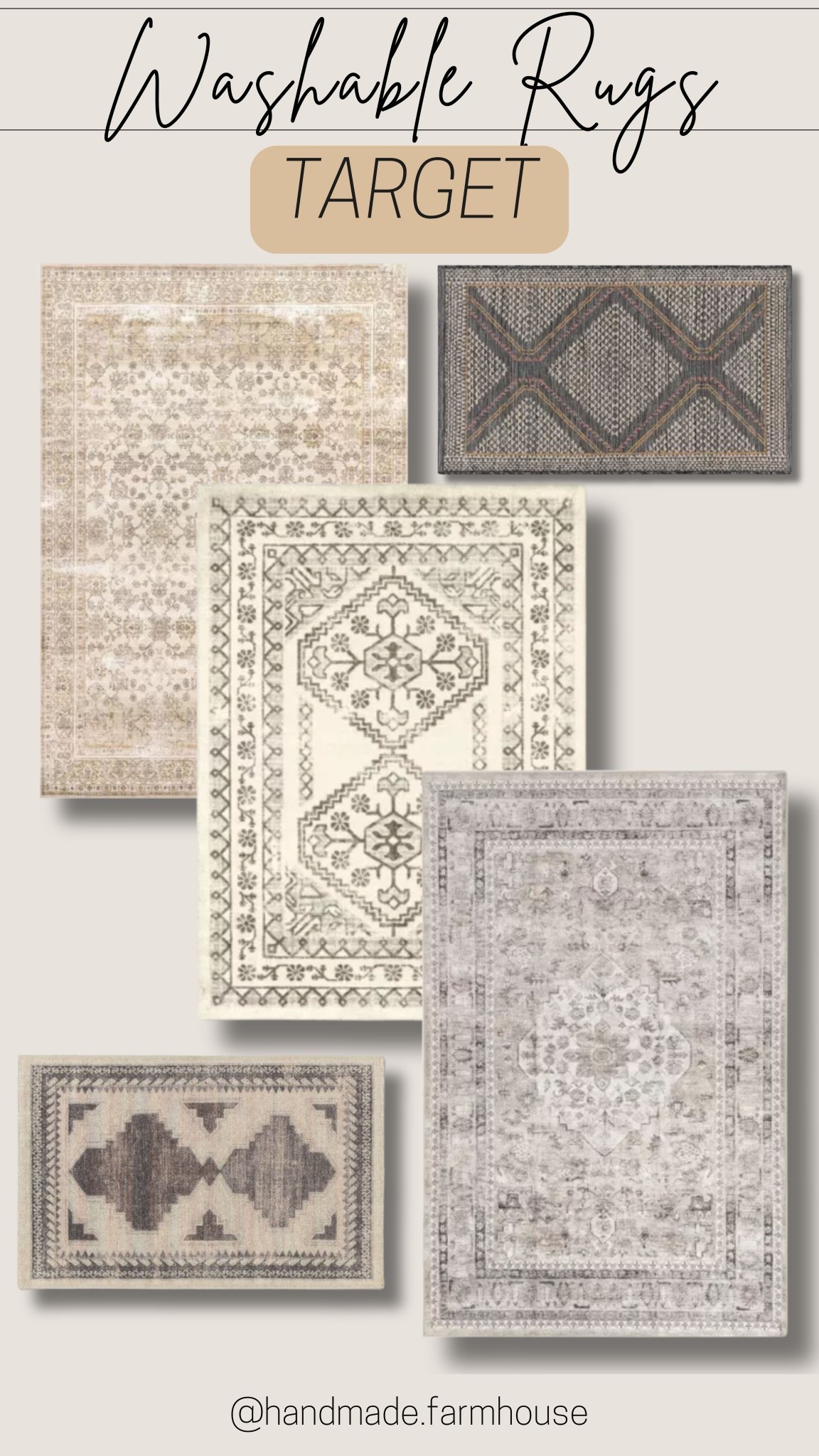 Washable rugs from Target 

#LTKHome