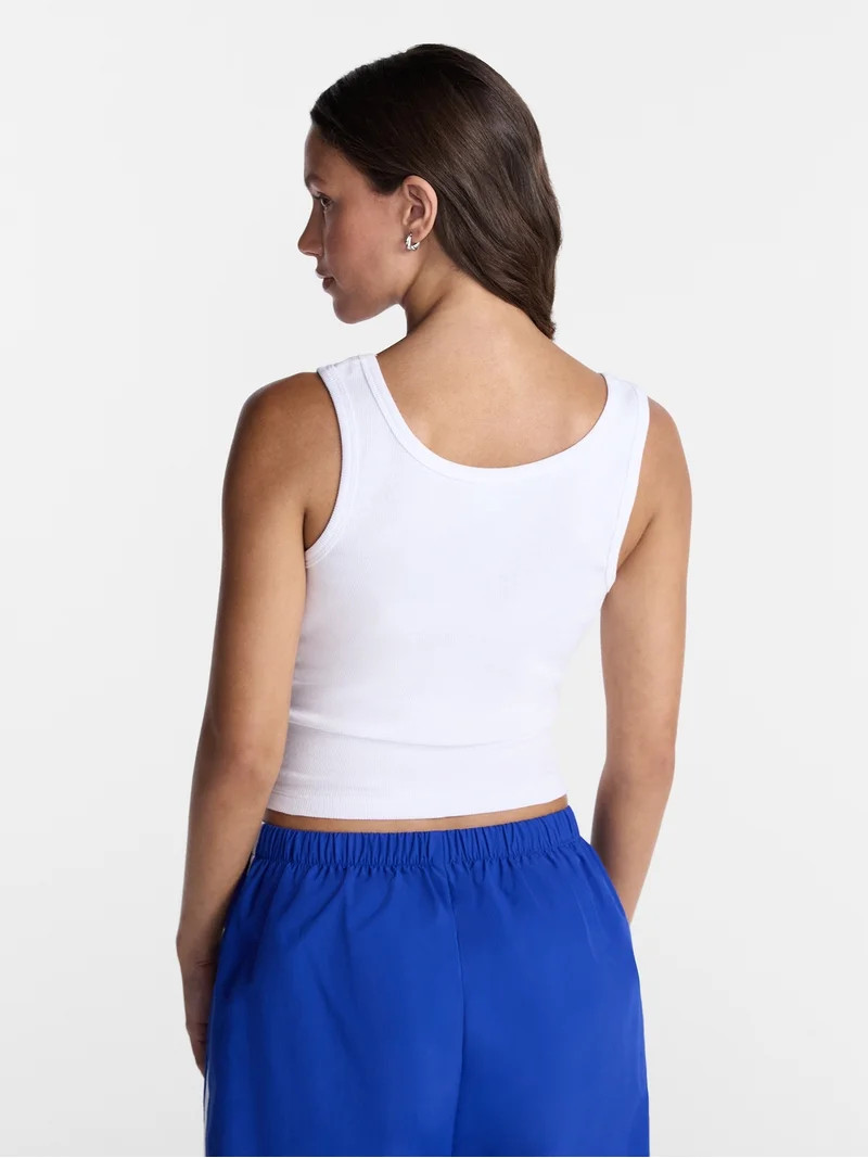 No Boundaries Ribbed Graphic Game-Day Tank Top, Women's and Women's Plus Sizes XXS-4X | Walmart (US)