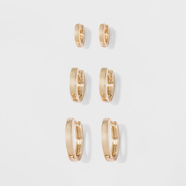 Small Hoop Earrings - A New Day™ | Target