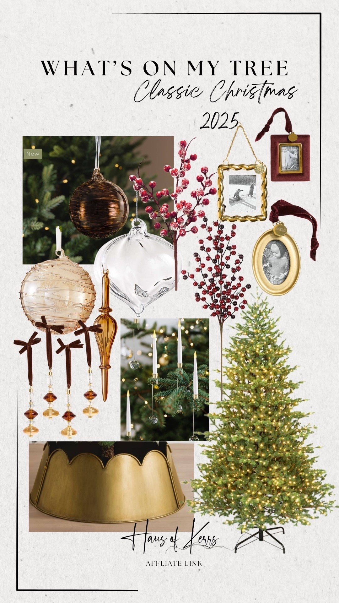 What’s on the tree this year 

#LTKholiday #LTKhome #LTKcanada