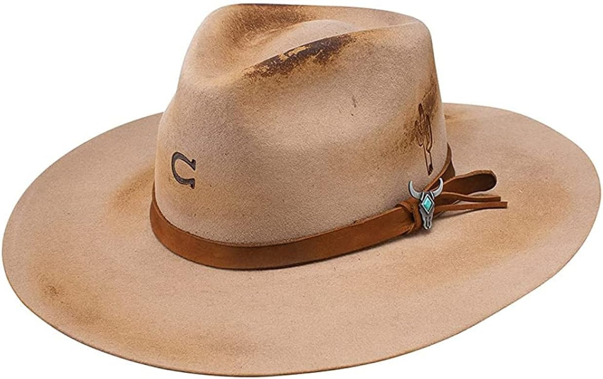Charlie 1 Horse Tan Lakota 3 1/2" Brim Fashion Hat | Amazon (US)