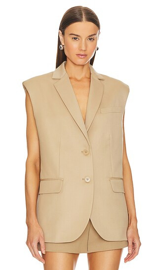 Tay Vest in Sand | Revolve Clothing (Global)