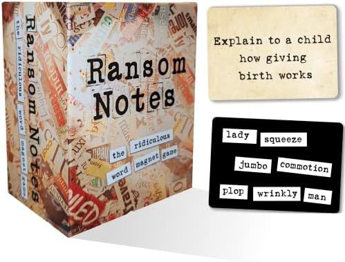 Ransom Notes - The Ridiculous Word Magnet Party Game | Amazon (US)