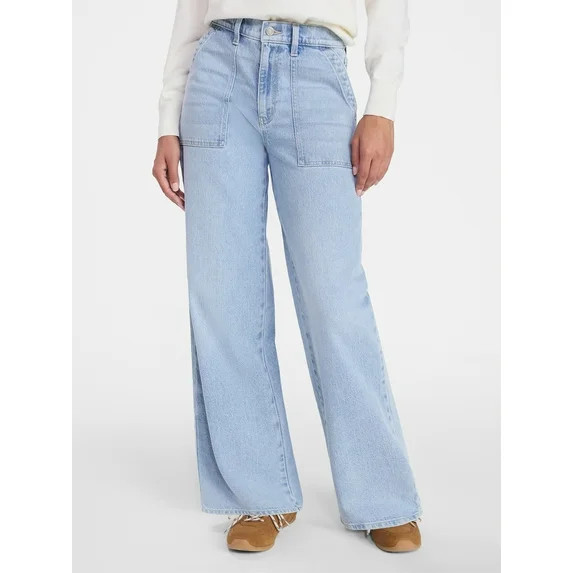 Time and Tru Women's Utility Jeans, Sizes 0-22 | Walmart (US)
