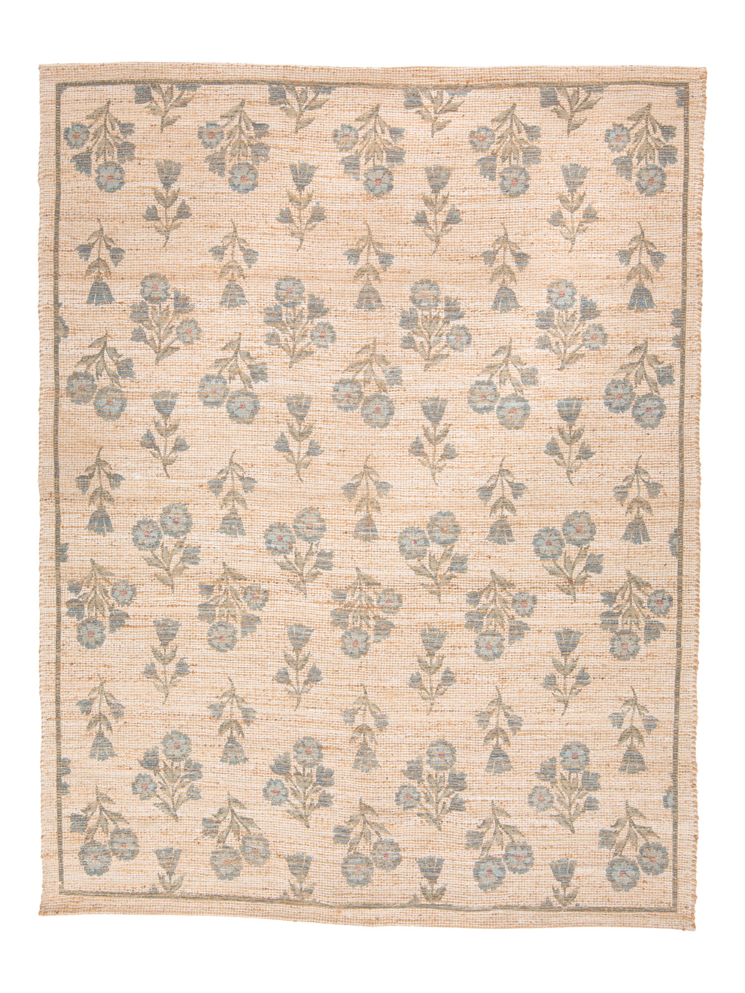 8x10 Jute Hand Woven Floral Rue Area Rug | Home | Marshalls | Marshalls