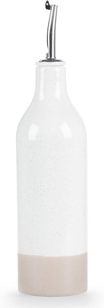 famiware Milkyway 16oz Ceramic Olive Oil Dispenser Bottle, 1 Piece Oil Dispenser for Kitchen with... | Amazon (US)