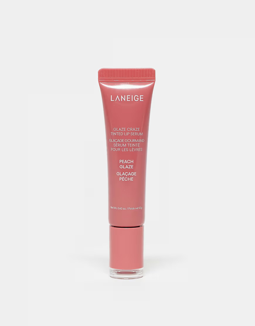 LANEIGE Glaze Craze Tinted Lip Serum - Peach Glaze-No colour | ASOS (Global)