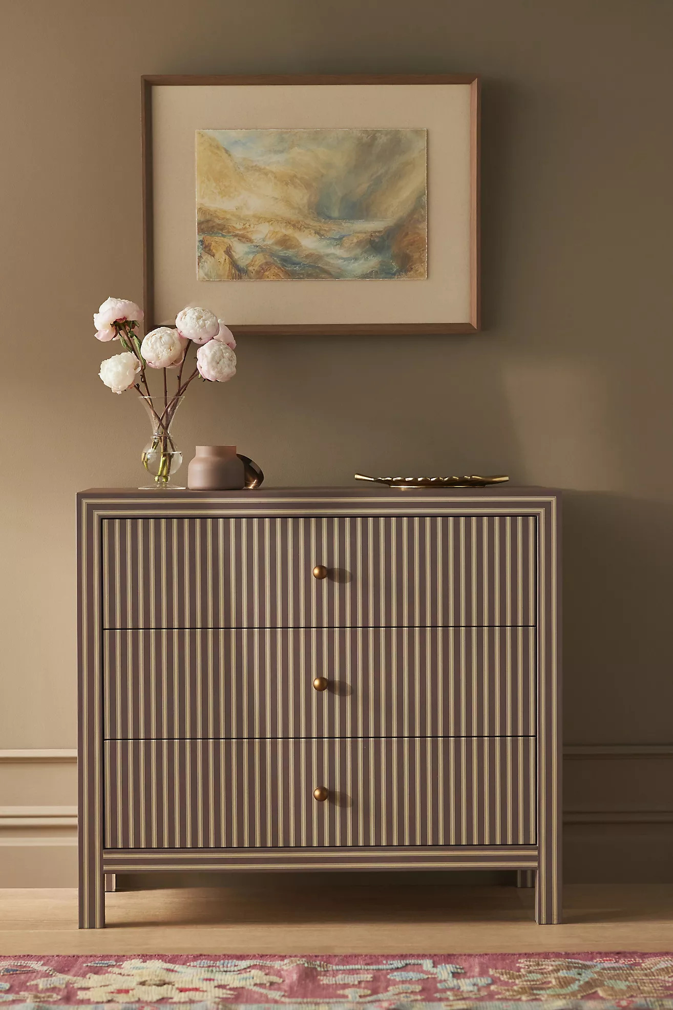 Hale Canvas Three-Drawer Dresser | Anthropologie (US)