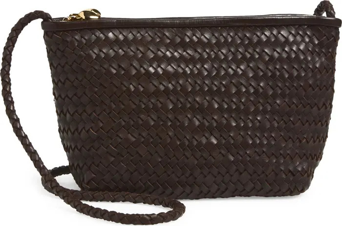 The Signature Woven Leather Crossbody Bag | Nordstrom