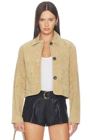BLANKNYC Suede Jacket in Tan. - size XS | Revolve Clothing (Global)